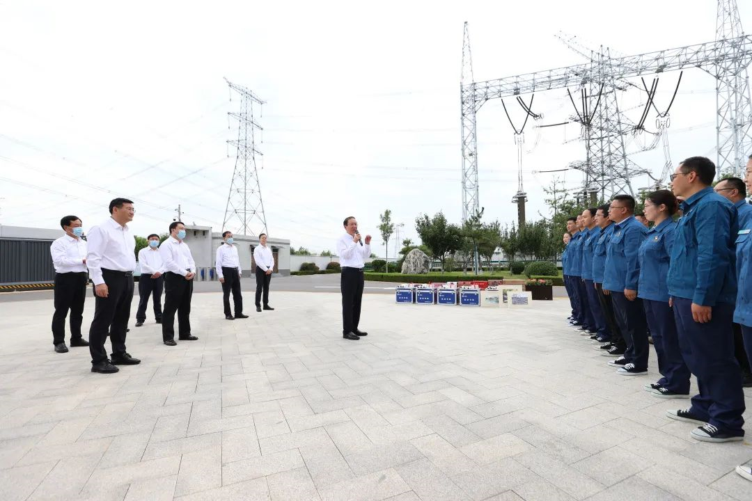 辛保安赴國(guó)網(wǎng)山東電力調(diào)研