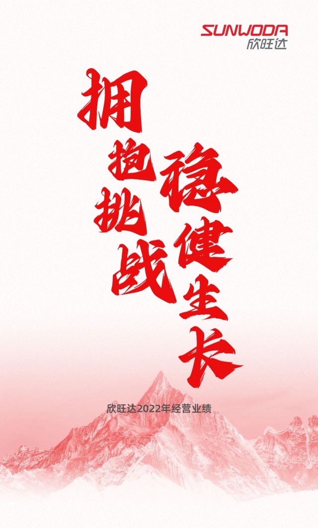 欣旺達(dá)2022年經(jīng)營(yíng)業(yè)績(jī)：擁抱挑戰(zhàn) 穩(wěn)健生長(zhǎng)