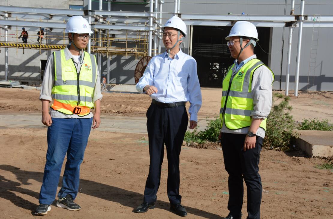 中國能建建筑集團(tuán)黨委委員、副總經(jīng)理汪公河到正寧百萬項目調(diào)研指導(dǎo)