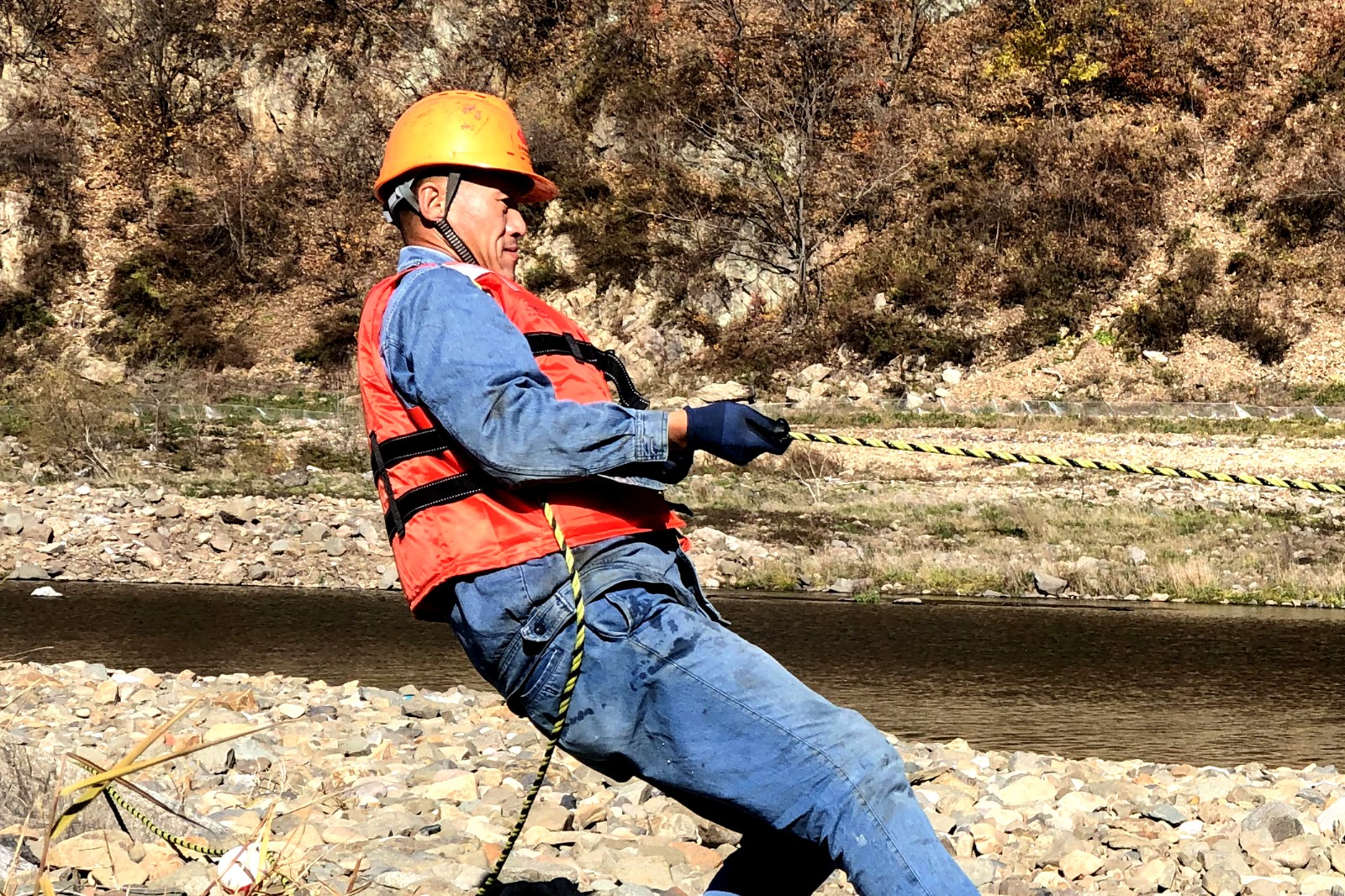 國電電力和禹水電汛后大壩檢查筑牢安全防線