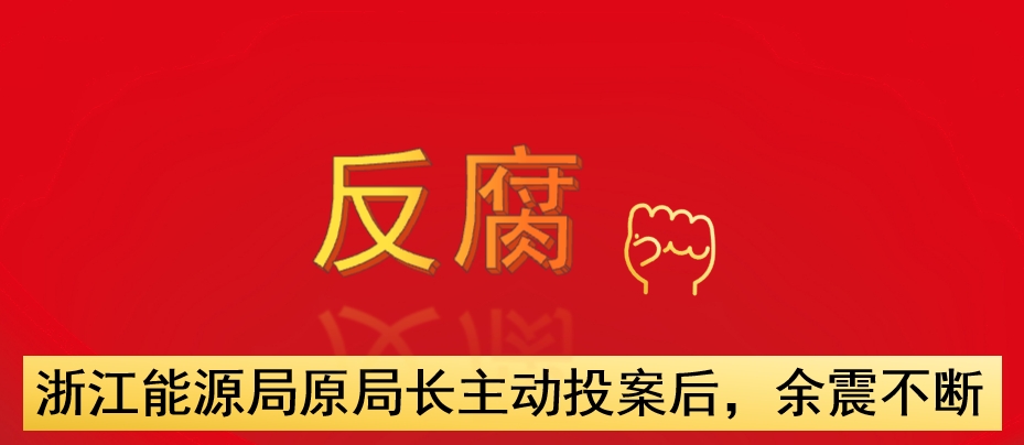 浙江能源局原局長主動(dòng)投案后，余震不斷